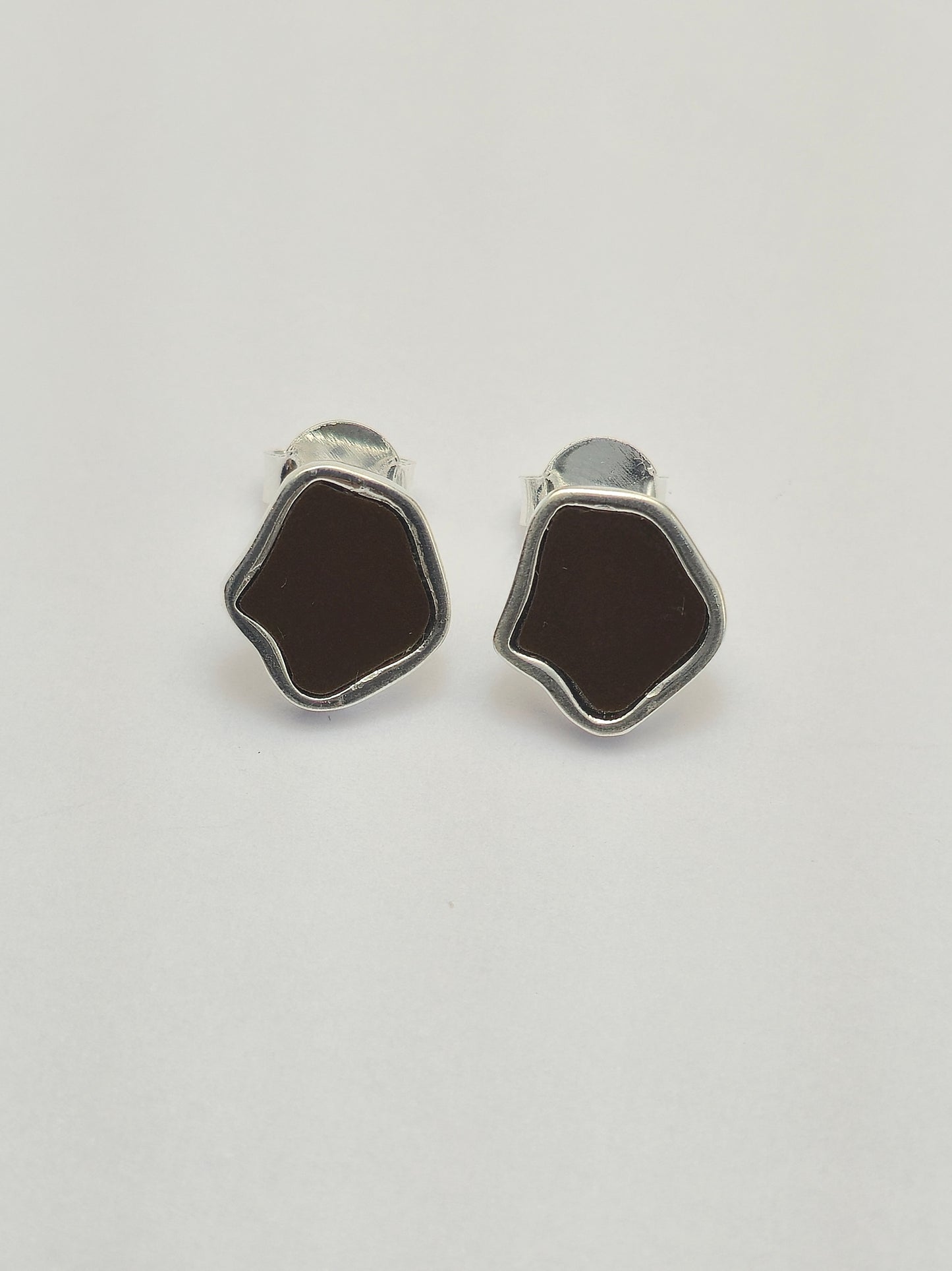Brown Organic Earring