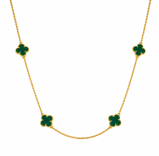 Colar Trevo 4 Flores