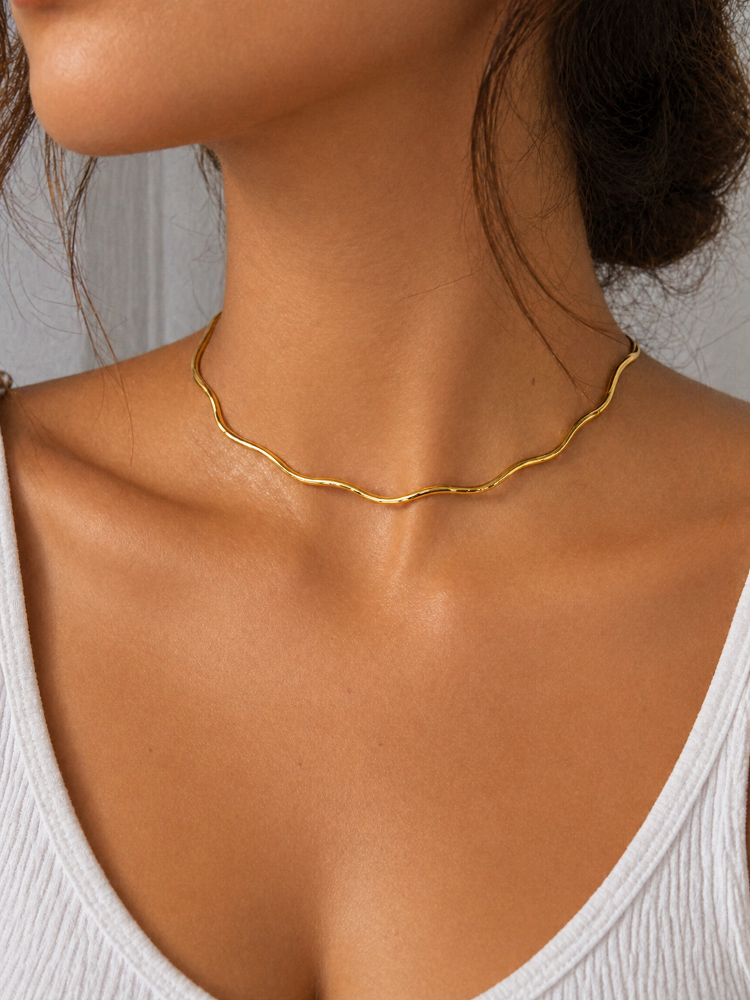 Colar Cobra Dourado
