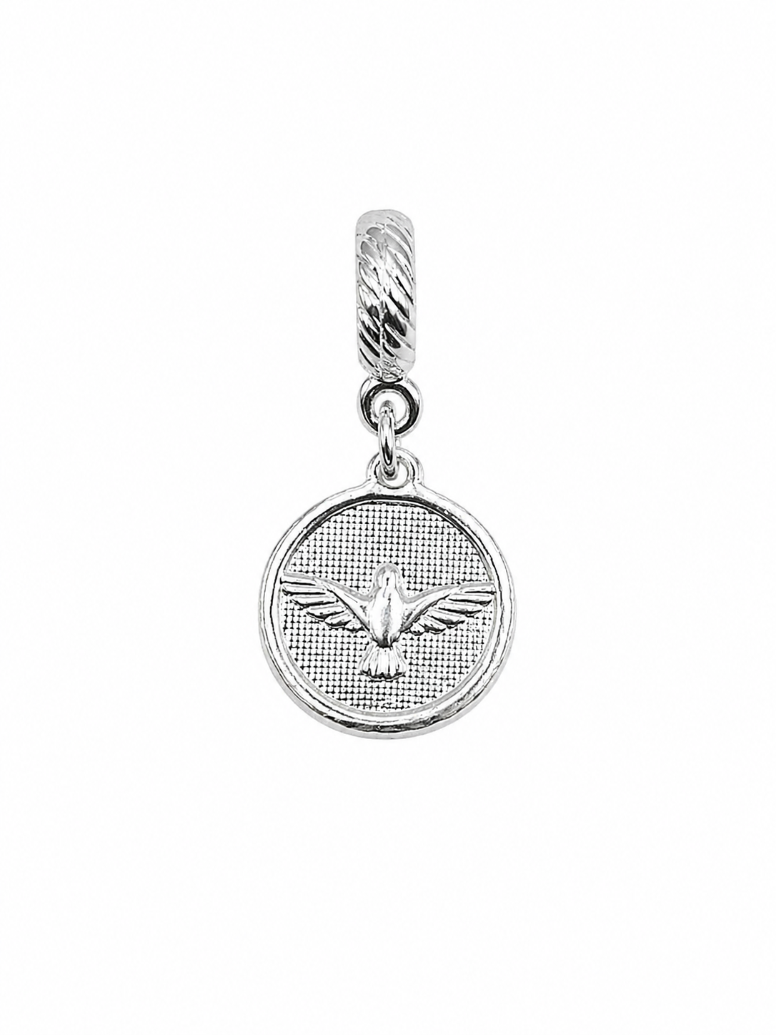 Medalha Divino Espírito Santo Prateado