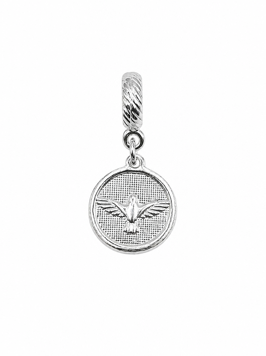 Medalha Divino Espírito Santo Prateado