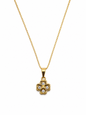 Colar Trevo Banhado a Ouro