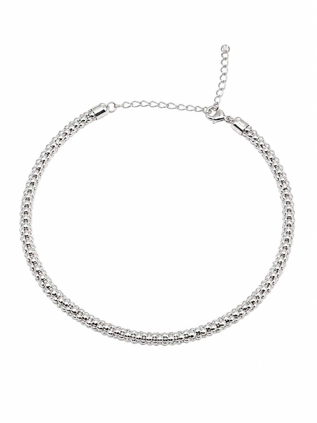 Colar Choker Bolinhas Banhado