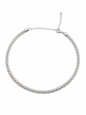 Colar Choker Bolinhas Banhado