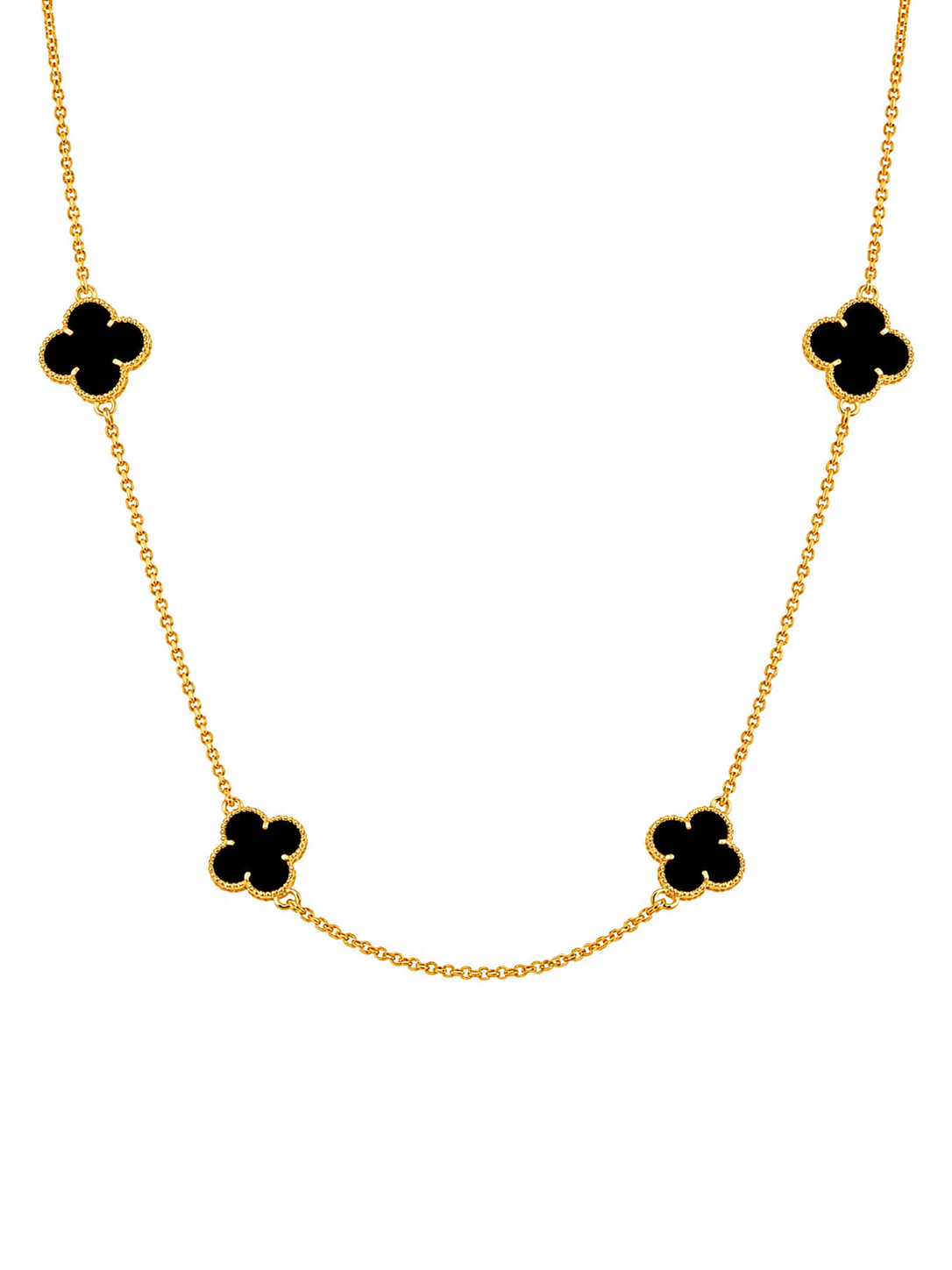 Colar Trevo 4 Flores