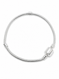 Pulseira Cobra Estilo Pandora Prateada
