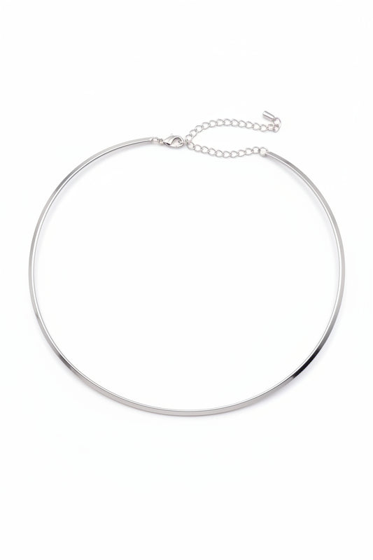 Colar Choker Prata