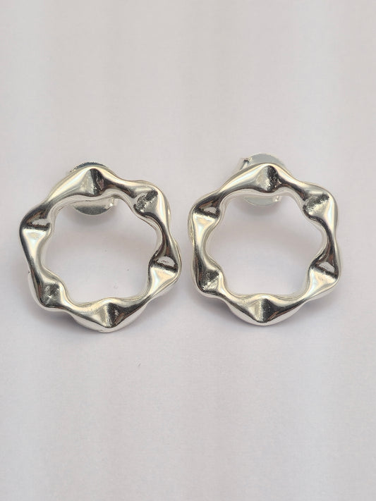 Brinco Argola Ondulada Aberta